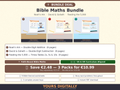Bible Maths Bundle — Noah's Ark, David &amp; Goliath &amp; Feeding the 5,000 PDFs